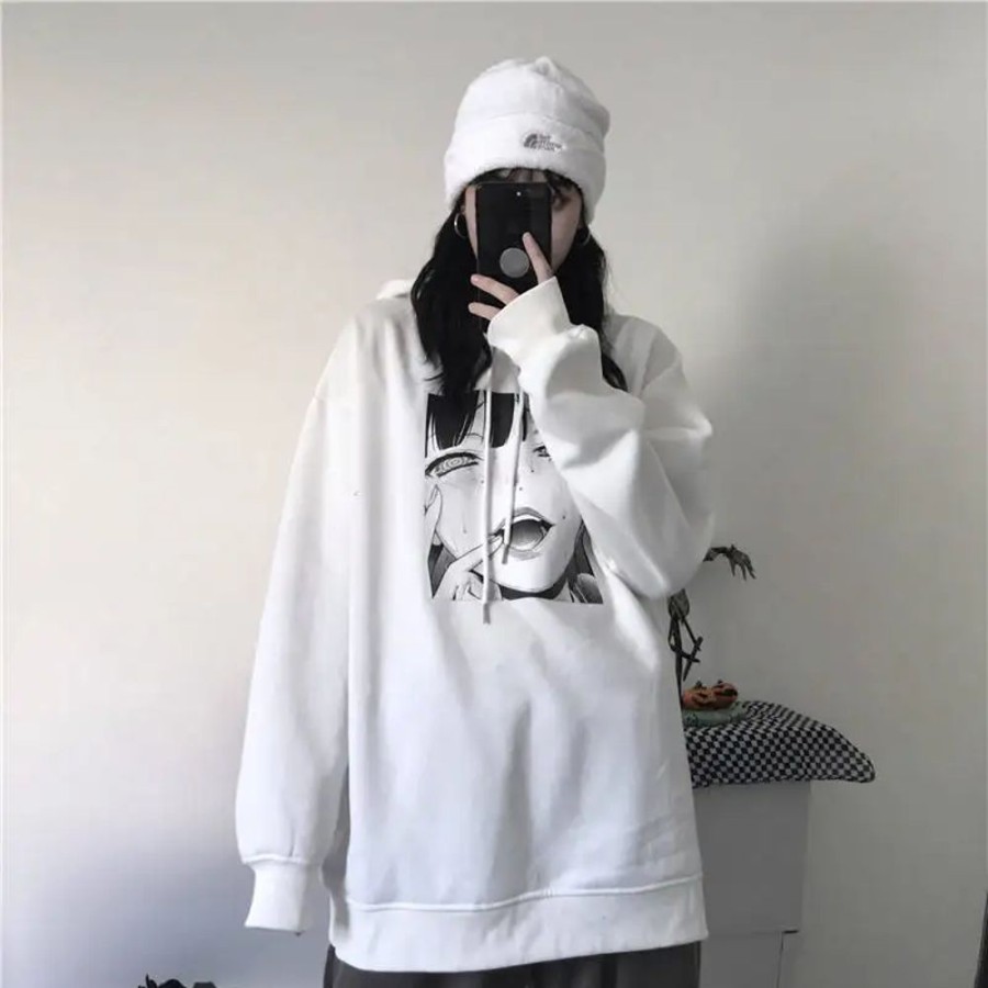 Fashion Kawaii Shop Sweaters & Hoodies | Harajuku Yandere Hoodie Treetwear