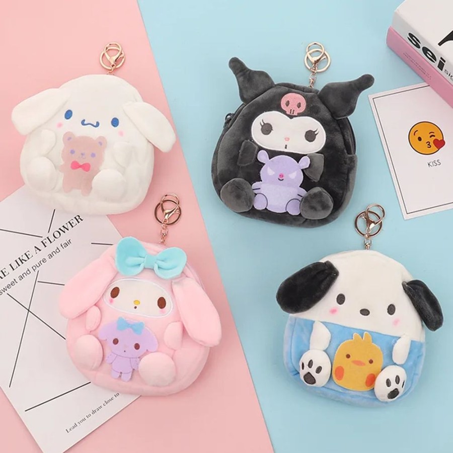 Accessories Kawaii Shop | Mini Cinnamorrol, Rilakkuma, My Melody, Snoopy Dog Coin Purse