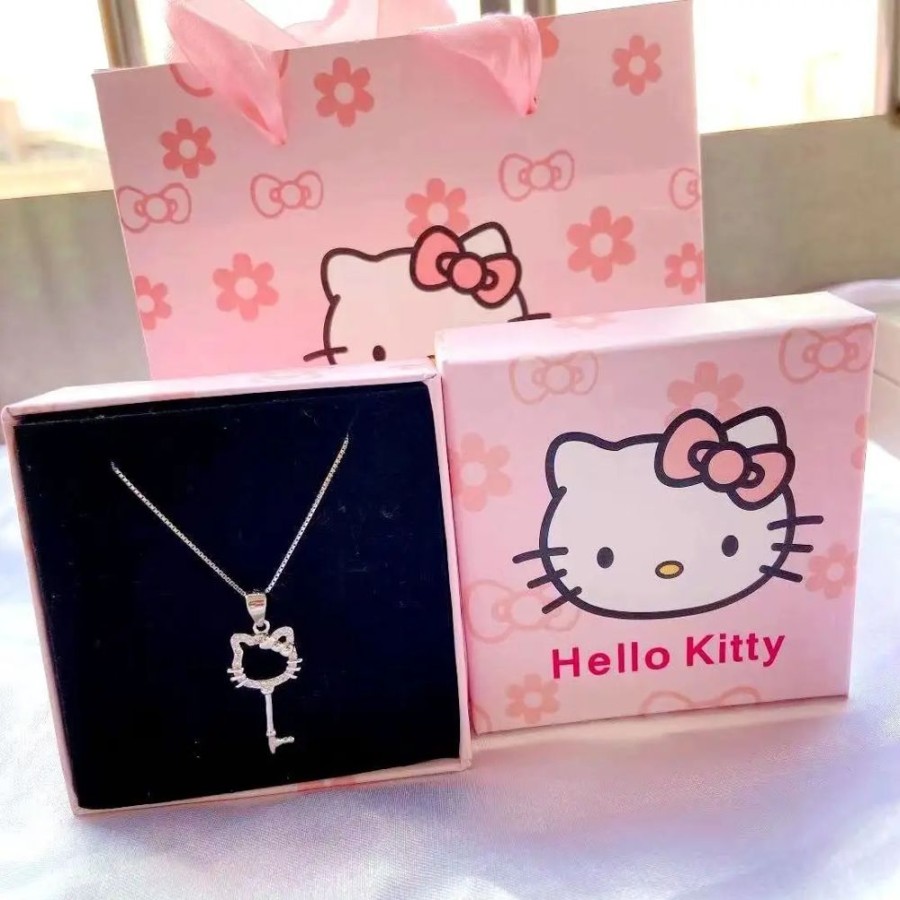 Accessories Kawaii Shop | Hello Kitty Pearl Necklace