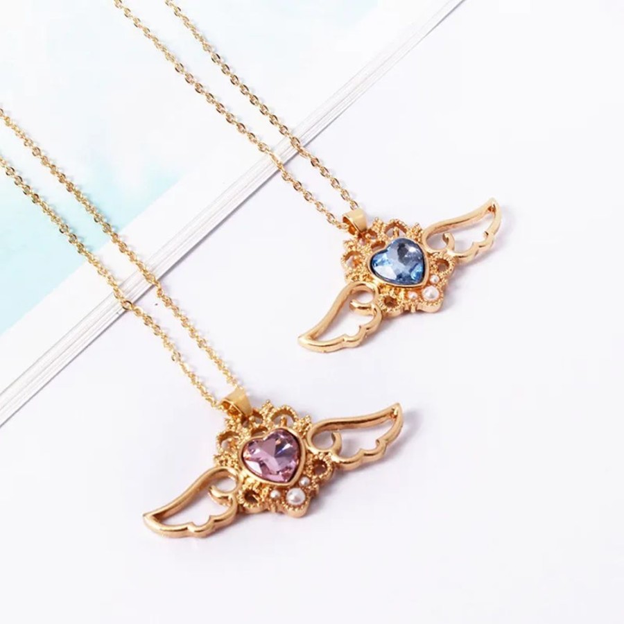 Accessories Kawaii Shop | Kawaii Sailor Moon Crystal Heart 25Th Anniversary Neo Queen Serenity Necklace