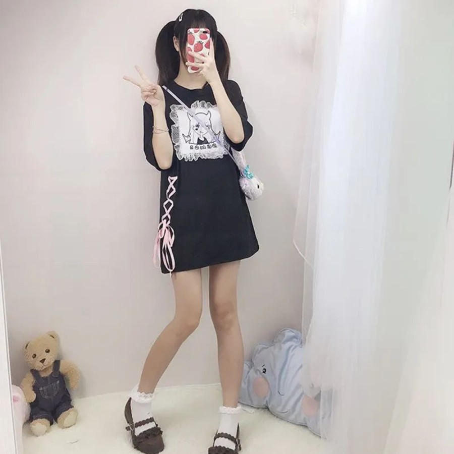 Fashion Kawaii Shop Dresses | Japanese Anime Girl Short Dress