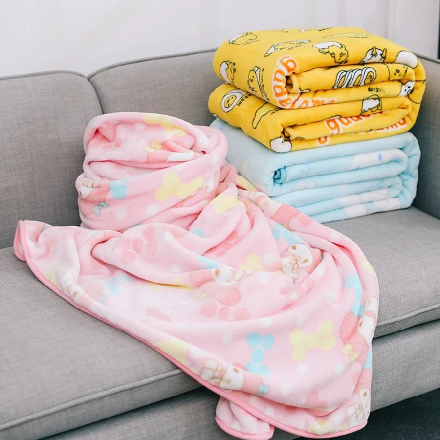 Home & Gadgets Kawaii Shop | Kawaii Cinnamoroll/My Melody/Gudetama Blanket