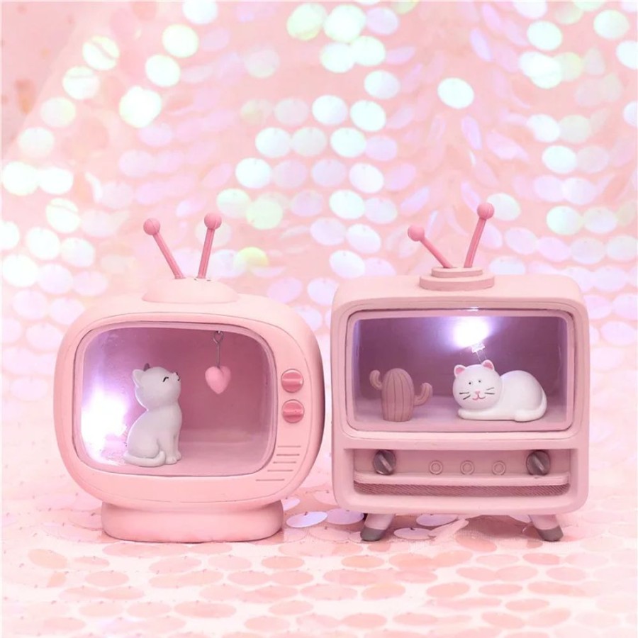 Home & Gadgets Kawaii Shop | Kawaii Cat Music Box Mini Lamp