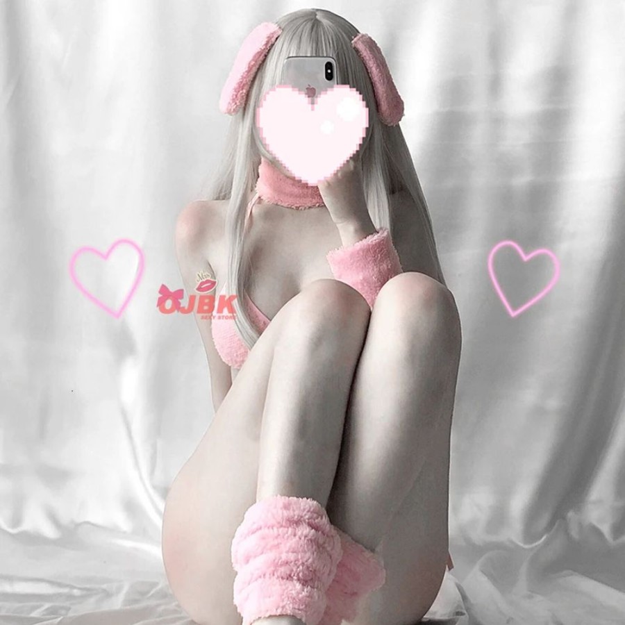 Fashion Kawaii Shop Lingerie | Pink Bunny Girl Lingerie