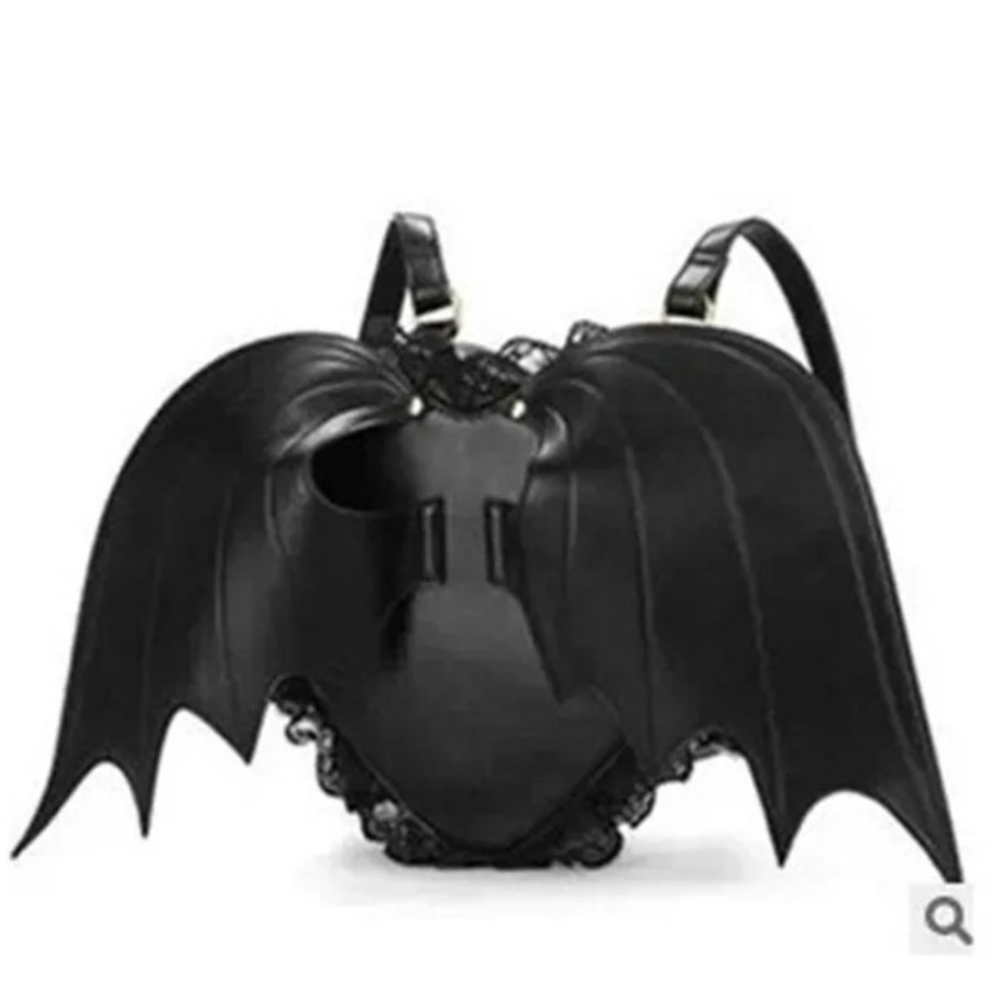 Accessories Kawaii Shop | Kawaii Goth Bat Wings Backpack