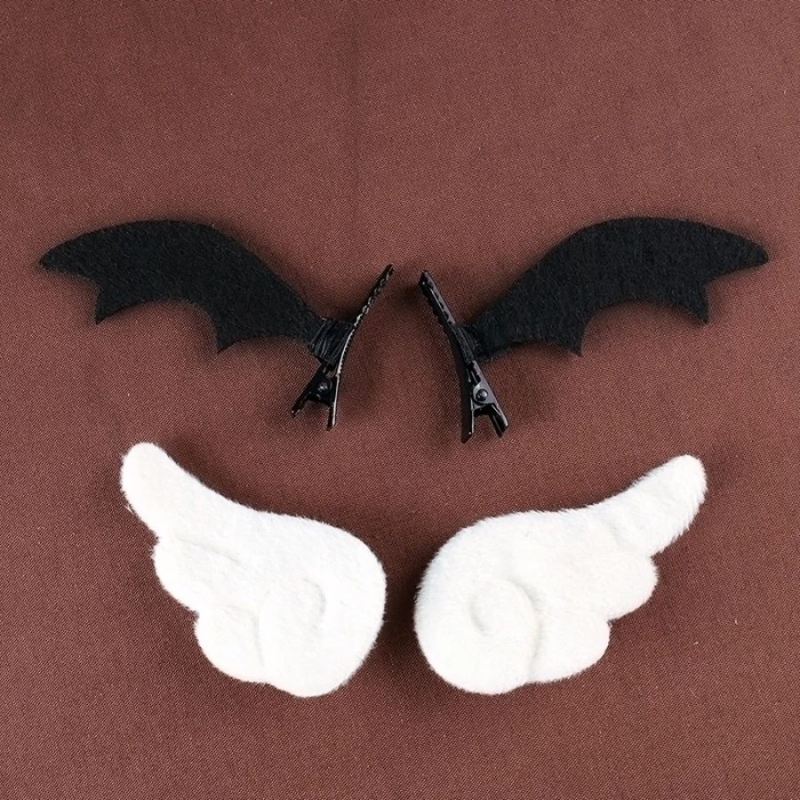 Accessories Kawaii Shop | Lolita Angel & Devil Wings Hairpin