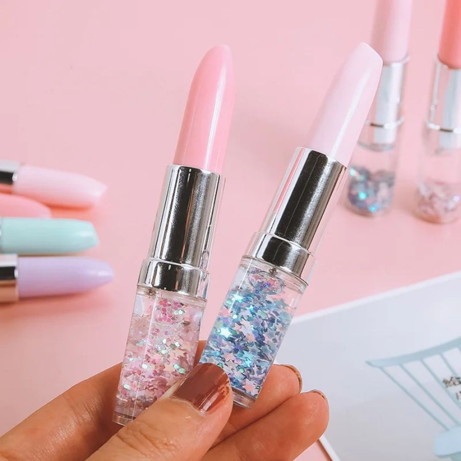 Stationary Kawaii Shop | Kawaii Quicksand Lipstick Gel Pen