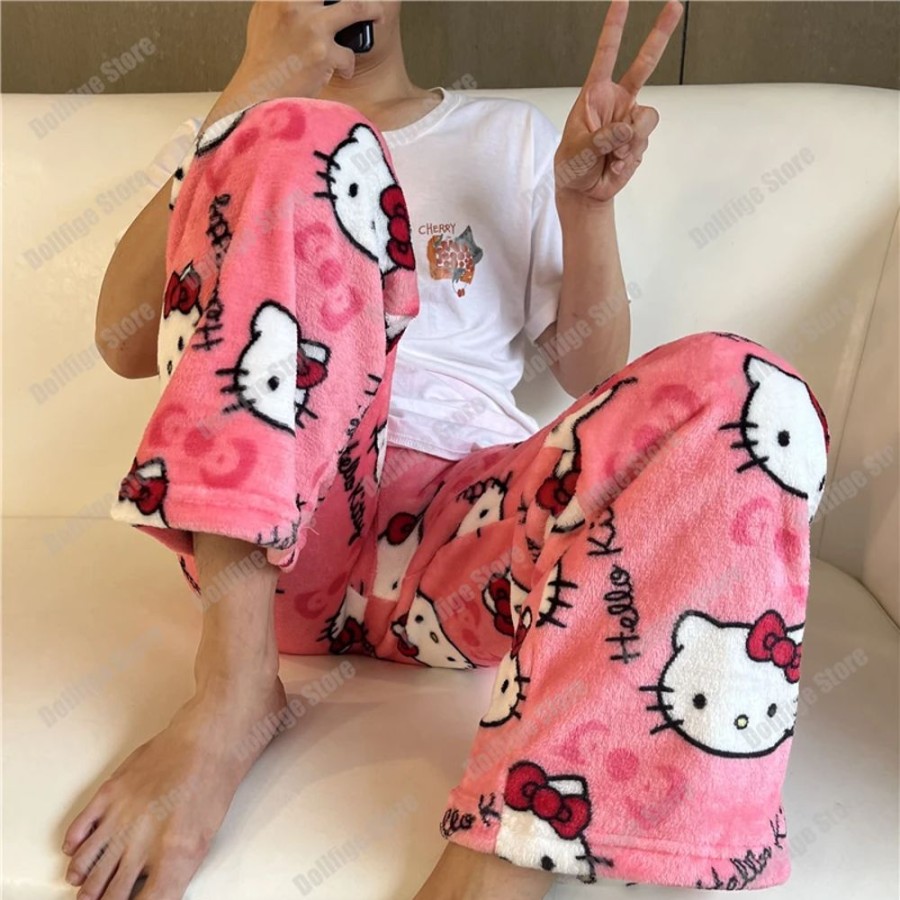 Fashion Kawaii Shop Pants & Leggings | S Nrio H O Kitty P J S P Nts