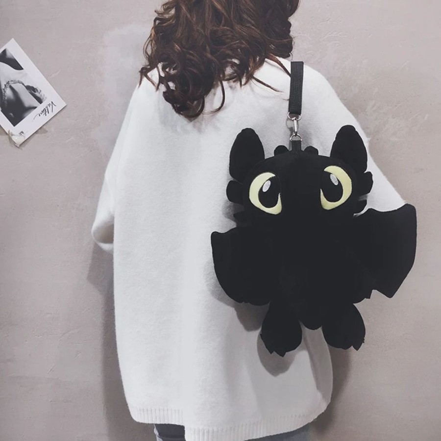 Accessories Kawaii Shop | Harajuku Kawaii Night Fury Bag