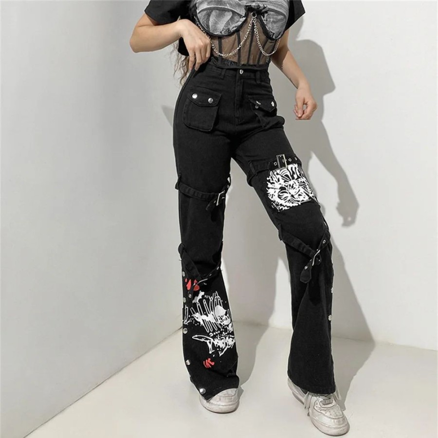 Fashion Kawaii Shop Pants & Leggings | E O A T Cargo Pant