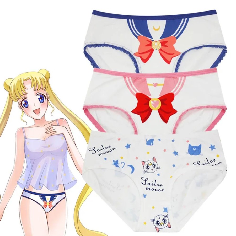 Fashion Kawaii Shop Lingerie | Kawaii Anime Sailor Moon Tsukino Usagi Lolita Panties