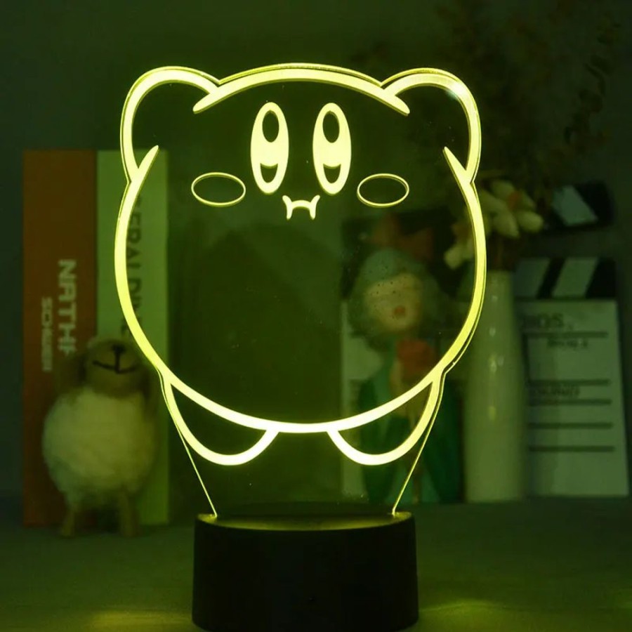 Home & Gadgets Kawaii Shop | Kawaii 3D Kirby Night Light