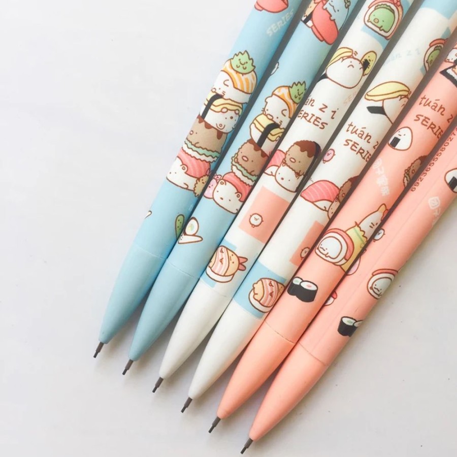 Stationary Kawaii Shop | Cute Mechanical Pencil With Eraser 3X