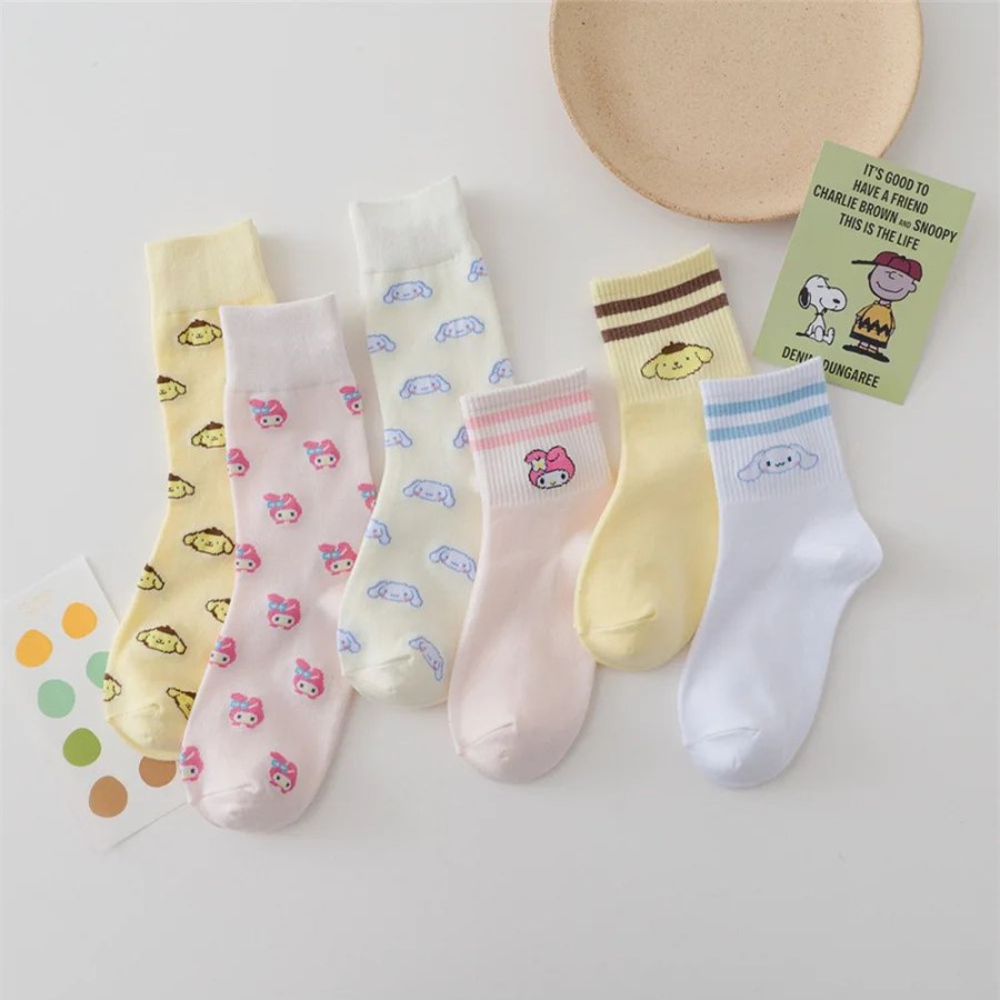 Fashion Kawaii Shop Socks & Stockings | Kawaii Sanrio Cinnamoroll Socks