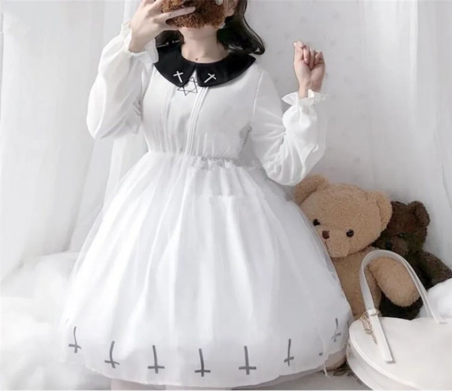 Fashion Kawaii Shop Dresses | Harajuku Gothic O Ita Cro Dre