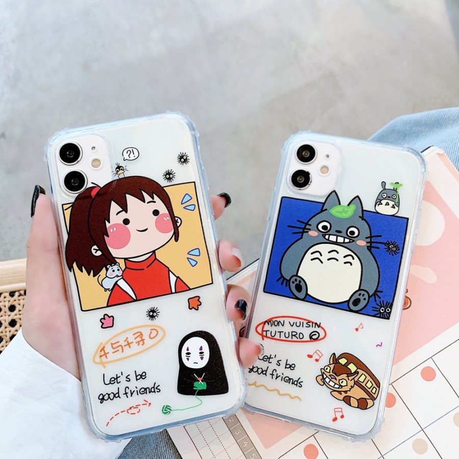 Home & Gadgets Kawaii Shop | Kawaii Totoro Spirited Away Ghibli Miyazaki Hologram Iphone Case