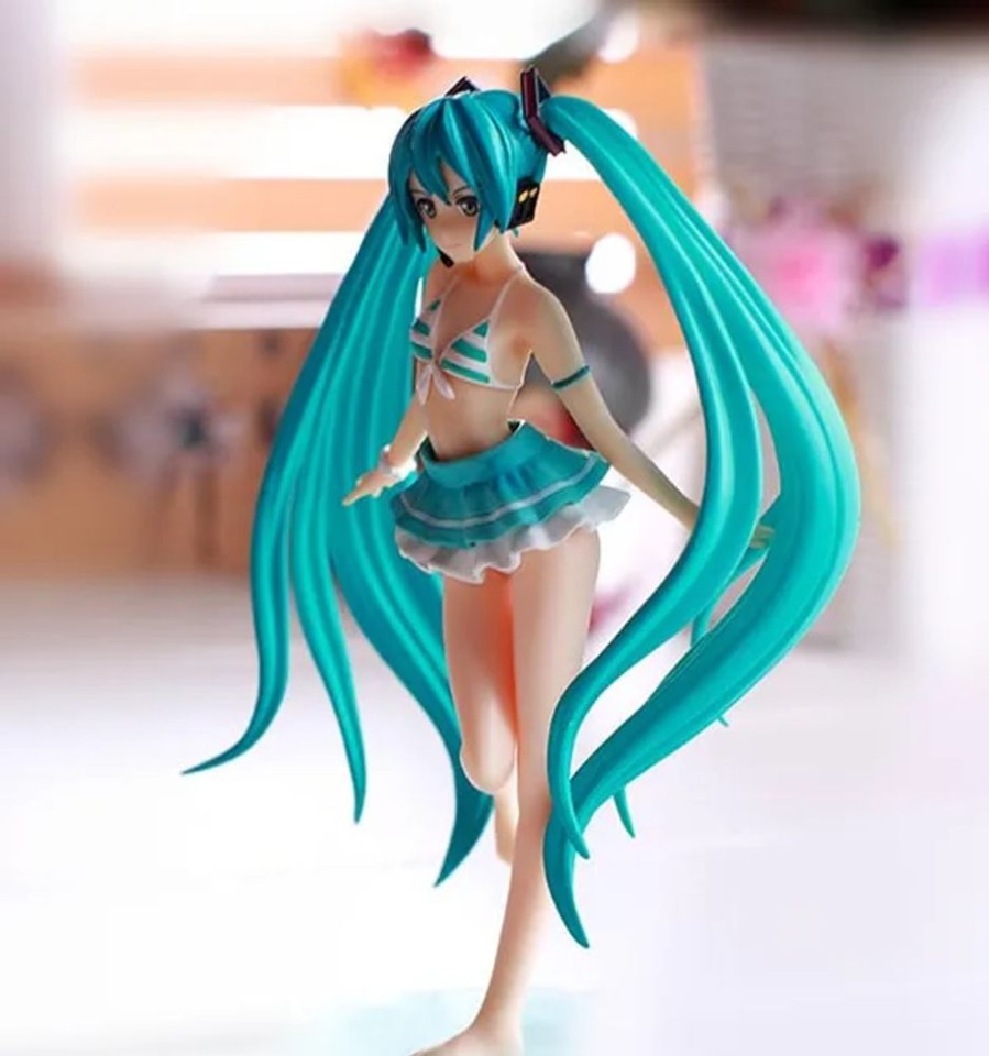 Toys Kawaii Shop | Sexy Hatsune Miku Vocaloid Wave S-Stylebikini Swimsuit Action Figure