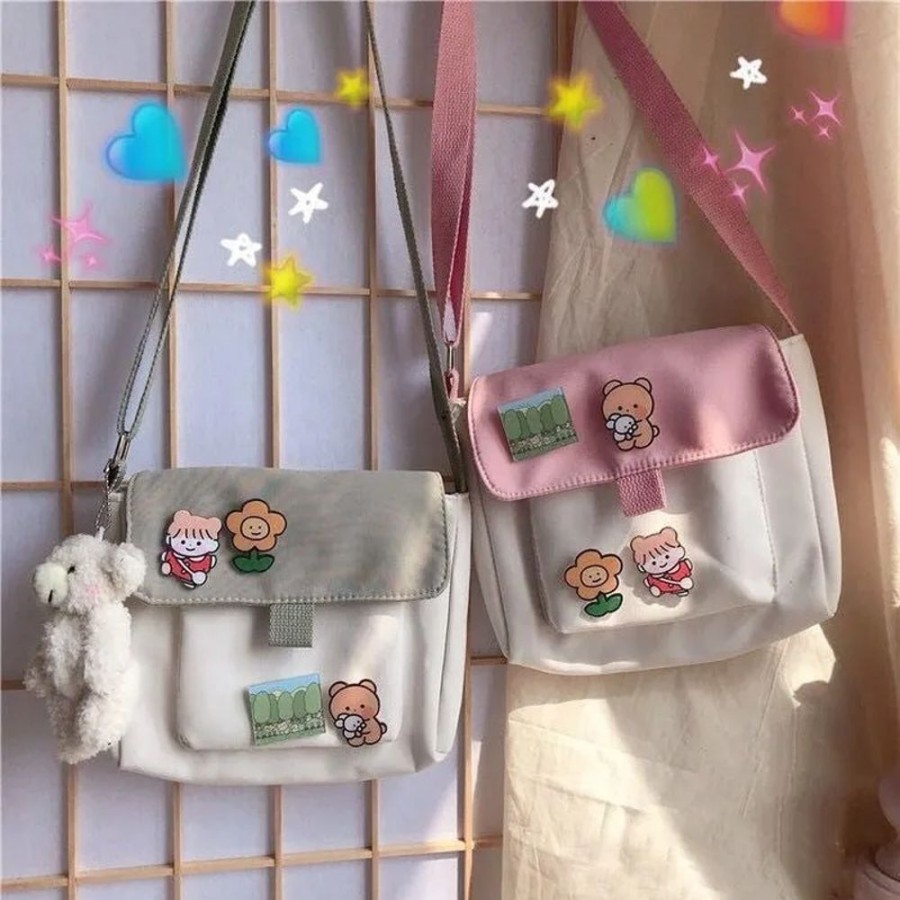 Accessories Kawaii Shop | Harajuku Korean Style Cute Stickers Shopping Bag