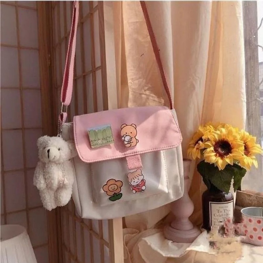 Accessories Kawaii Shop | Harajuku Korean Style Cute Stickers Shopping Bag