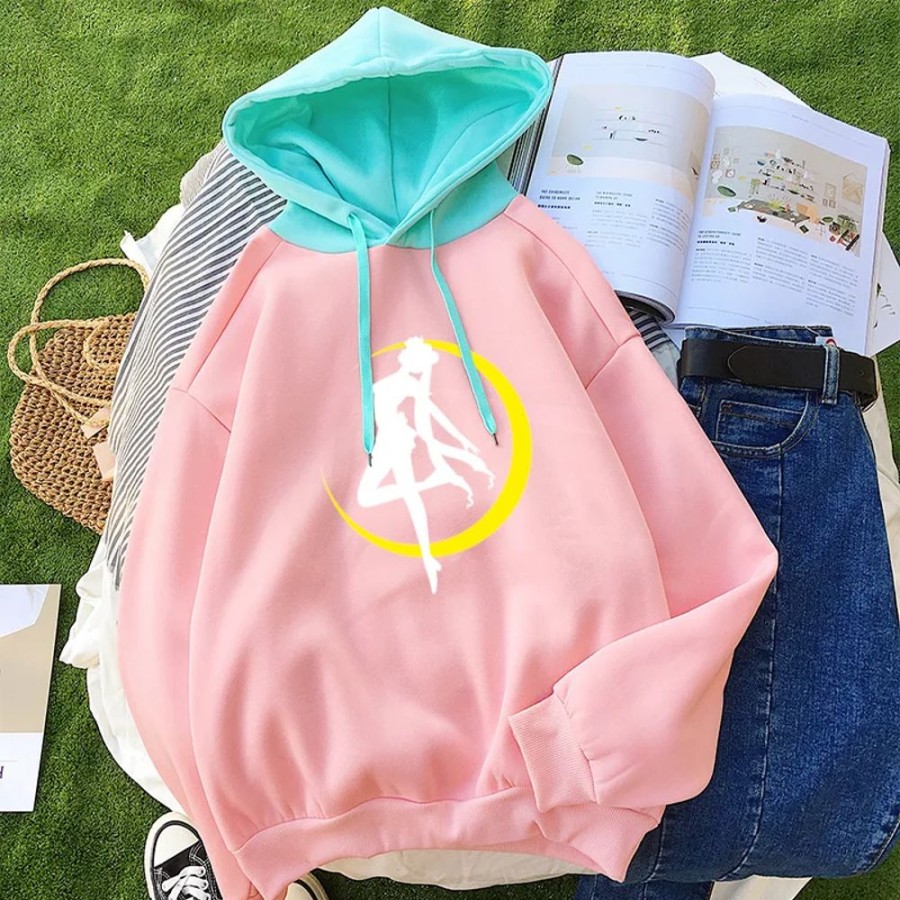 Fashion Kawaii Shop Sweaters & Hoodies | Magical Moon Girl Hoodie