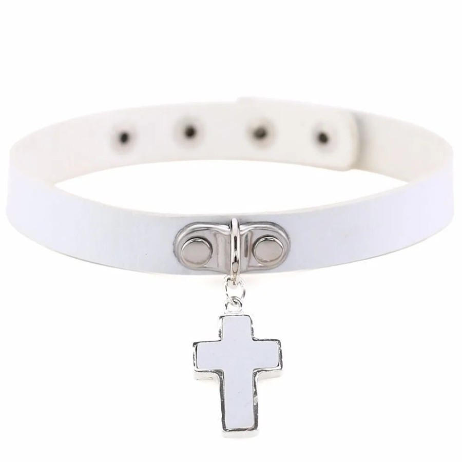 Accessories Kawaii Shop | Gothic Lolita Cross Anime Choker