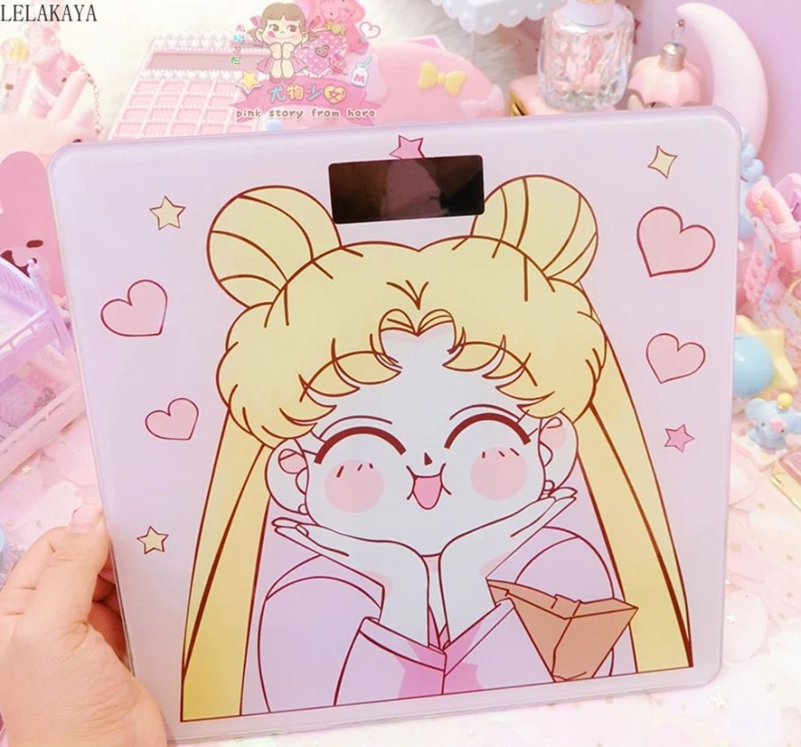 Accessories Kawaii Shop | Sailor Moon Glass Digital Weight Scale