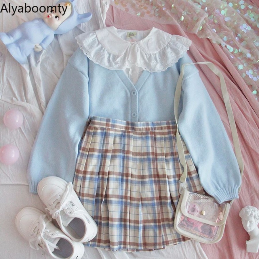 Stationary Kawaii Shop | Japanese Preppy Cardigan