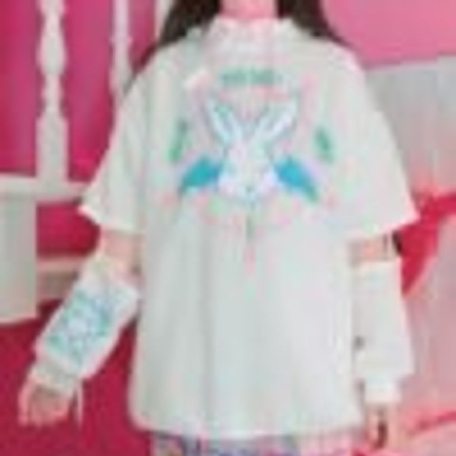 Fashion Kawaii Shop Sweaters & Hoodies | Harajuku Pentagram Bunny Sweetshirt