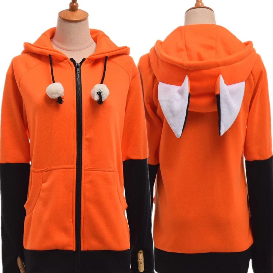 Stationary Kawaii Shop | Fox Ear Weat Hirt Jacket