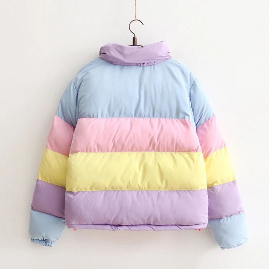 Fashion Kawaii Shop Coats & Jackets | Rainbow Paste Co Orfu Winter And Spring Jacket