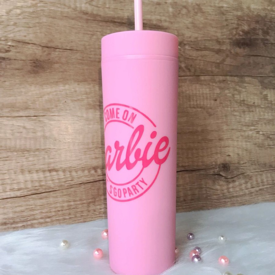 Home & Gadgets Kawaii Shop | Barbie Let'S Go Party Pink Cup