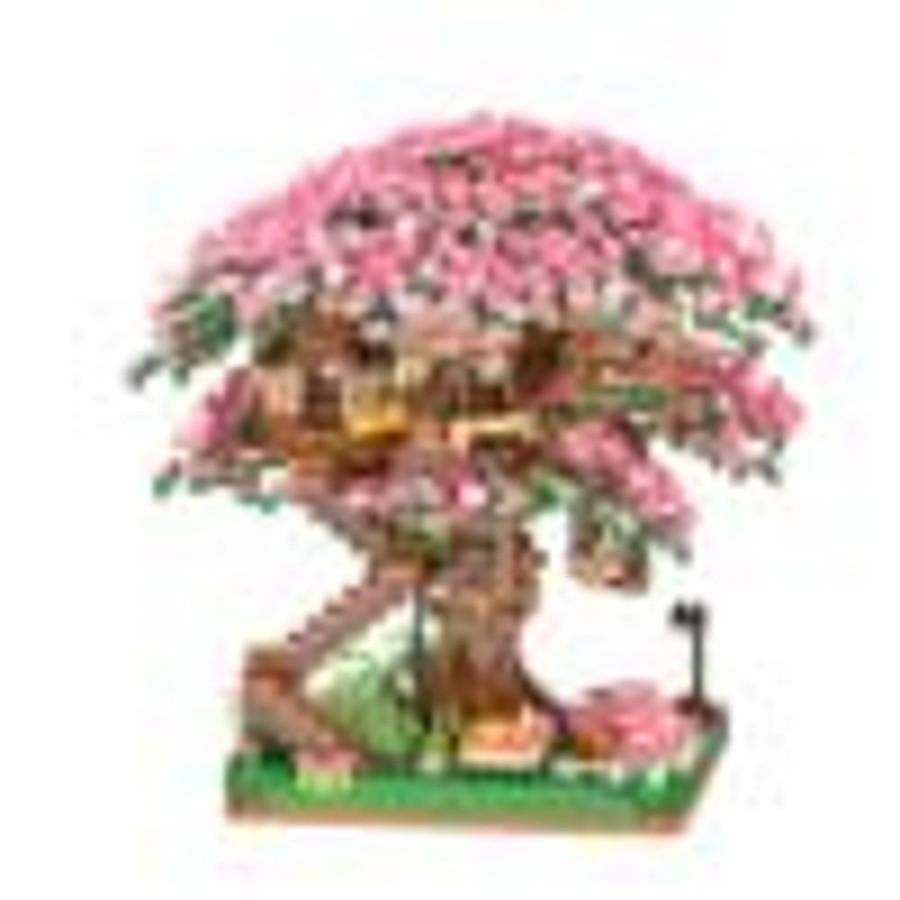 Toys Kawaii Shop | Cherry Blossom Sakura Tree House Blocks