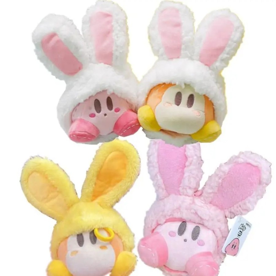 Toys Kawaii Shop | Kawaii Bunny Ears Kirby Star Plush Toy