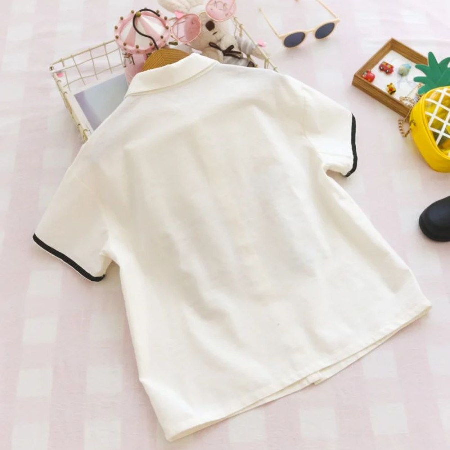 Fashion Kawaii Shop Shirts | Kawaii U Er Japane E Hirt Neko Milky Shirts