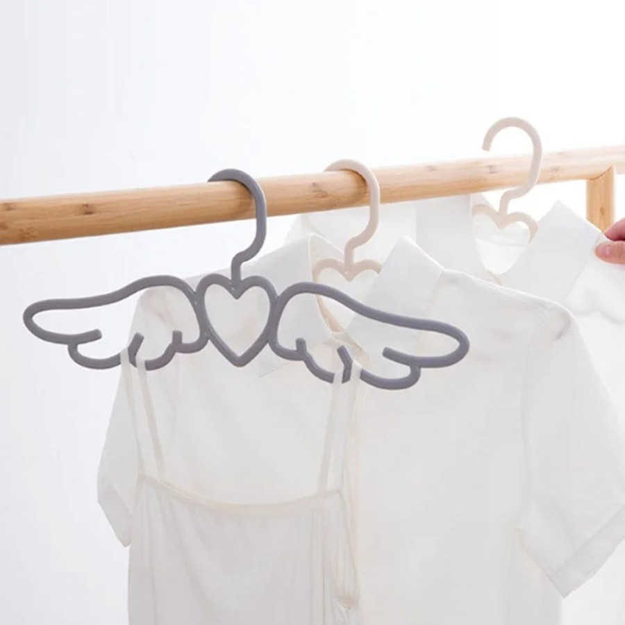 Stationary Kawaii Shop | 5 Pieces Of Angel Wings Shape Hanger For Wardrobe