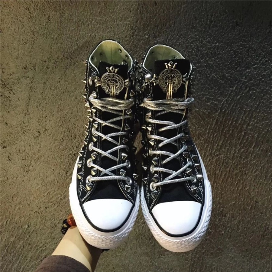 Fashion Kawaii Shop Shoes & Boots | Classic Retro Punk Converse Canvas Sneakers