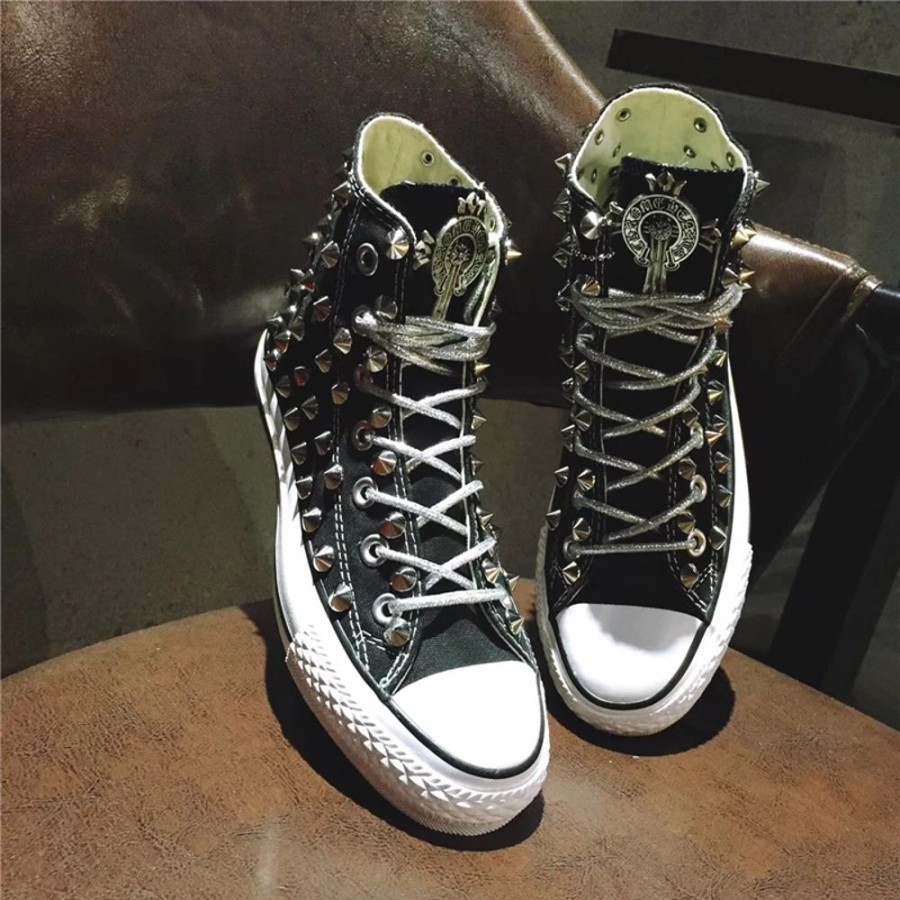 Fashion Kawaii Shop Shoes & Boots | Classic Retro Punk Converse Canvas Sneakers