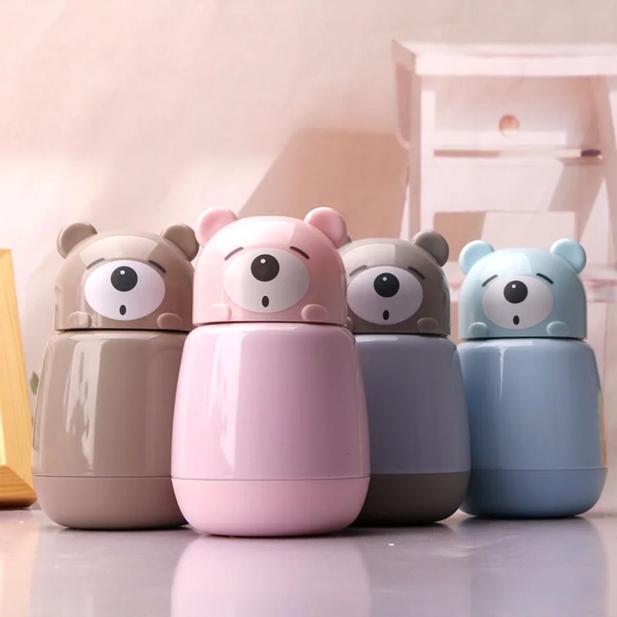 Home & Gadgets Kawaii Shop | Kawaii Multi-Color Bear Thermos